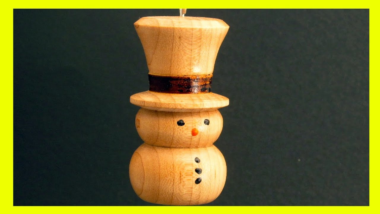Turn a Frosty the Snowman Christmas Ornament YouTube