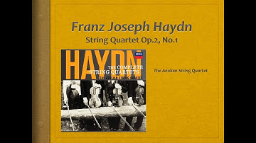 Haydn, String Quartet Op 2, no 1 - Video Score . Aeolian Quartet