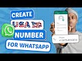 How to get usa  number for whatsapp verification 2023  free us whatsapp 2023