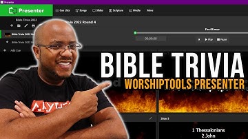 How To Setup A Bible Trivia Game Show - WorshipTools Presenter Setup