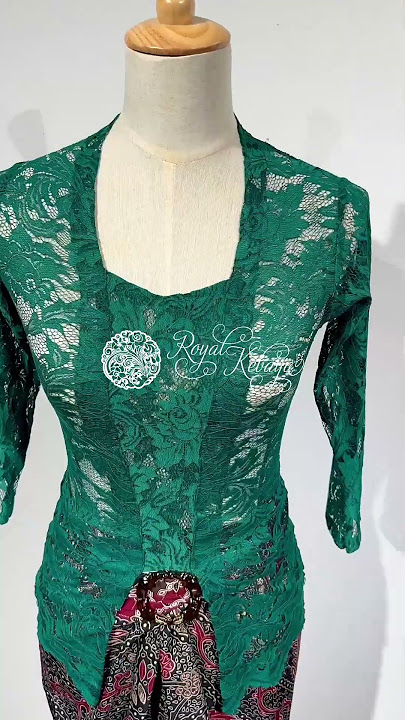 Kebaya Saira Dark Green - Royal Kebaya