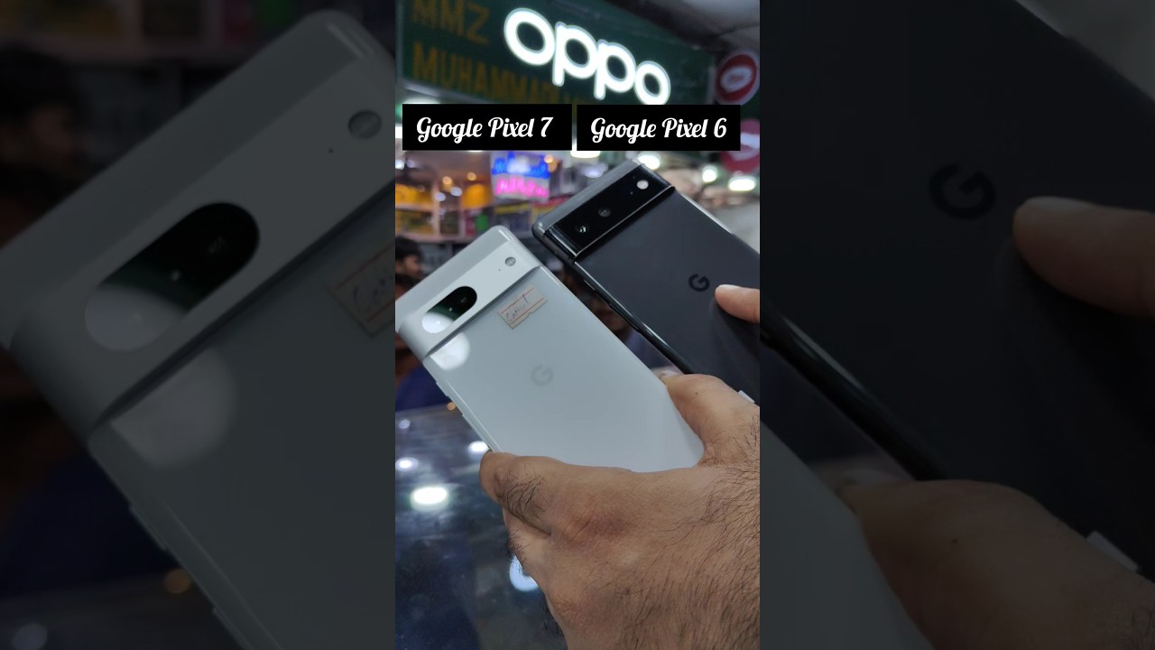 Google Pixel 7 vs Pixel 6 Camera: Night Mode Portrait Zoom Test 