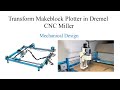 Diy cnc dremel with makeblock plotter