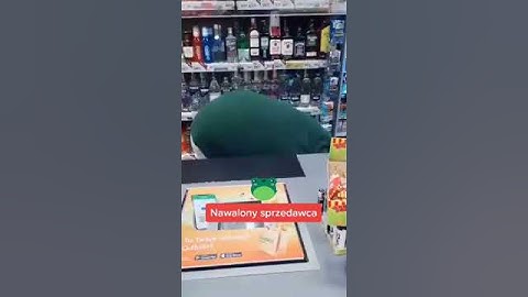 Nawalony sprzedawca w Żabce