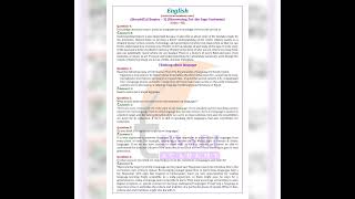 Class 11 English Chapter 3 Discovering Tut the Saga Continues Question Answers