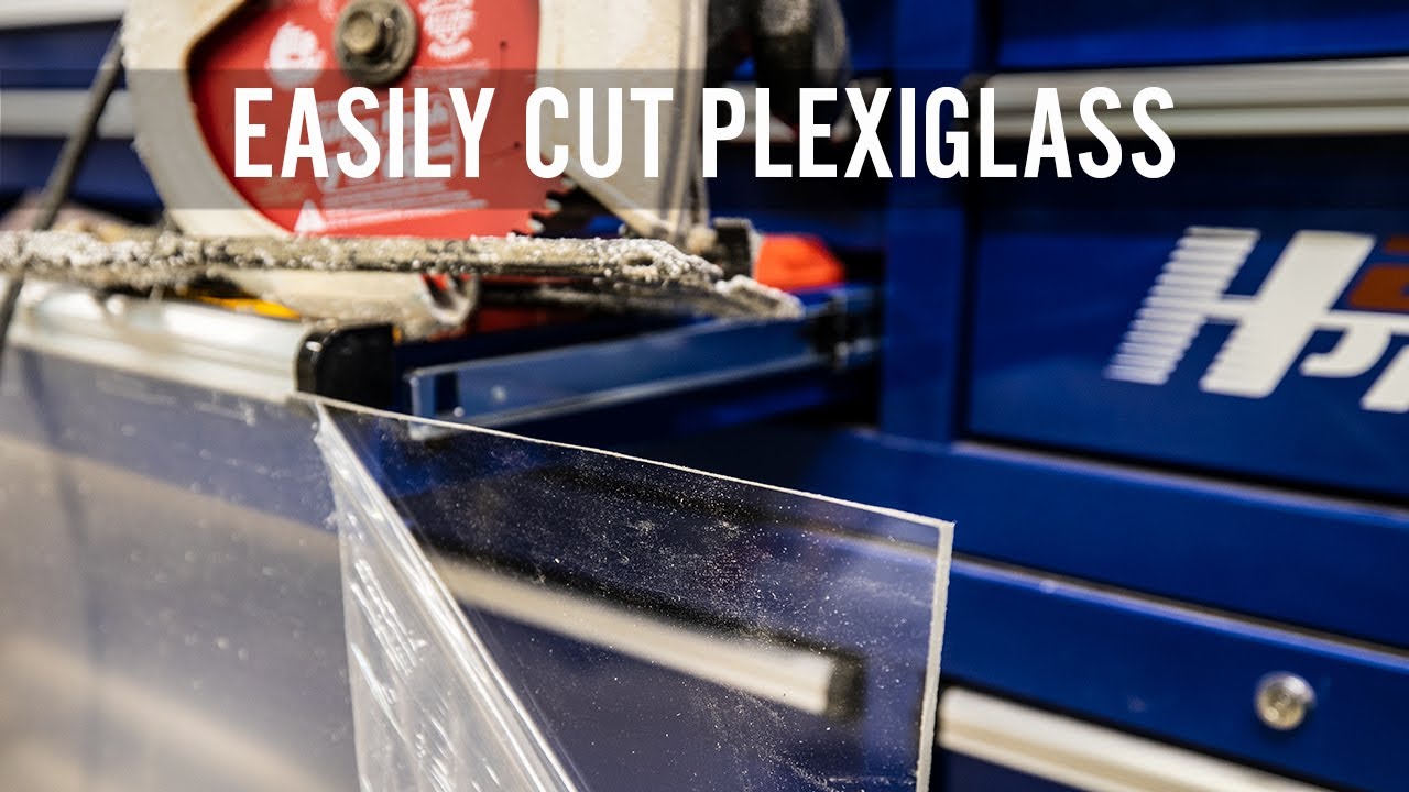 How To Cut Plexiglass The Easy Way - YouTube