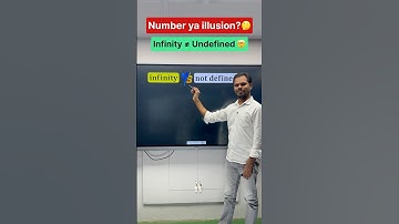 Difference between infinity and not defined🤔 | Infinity vs Undefined #infinity #undefined #maths