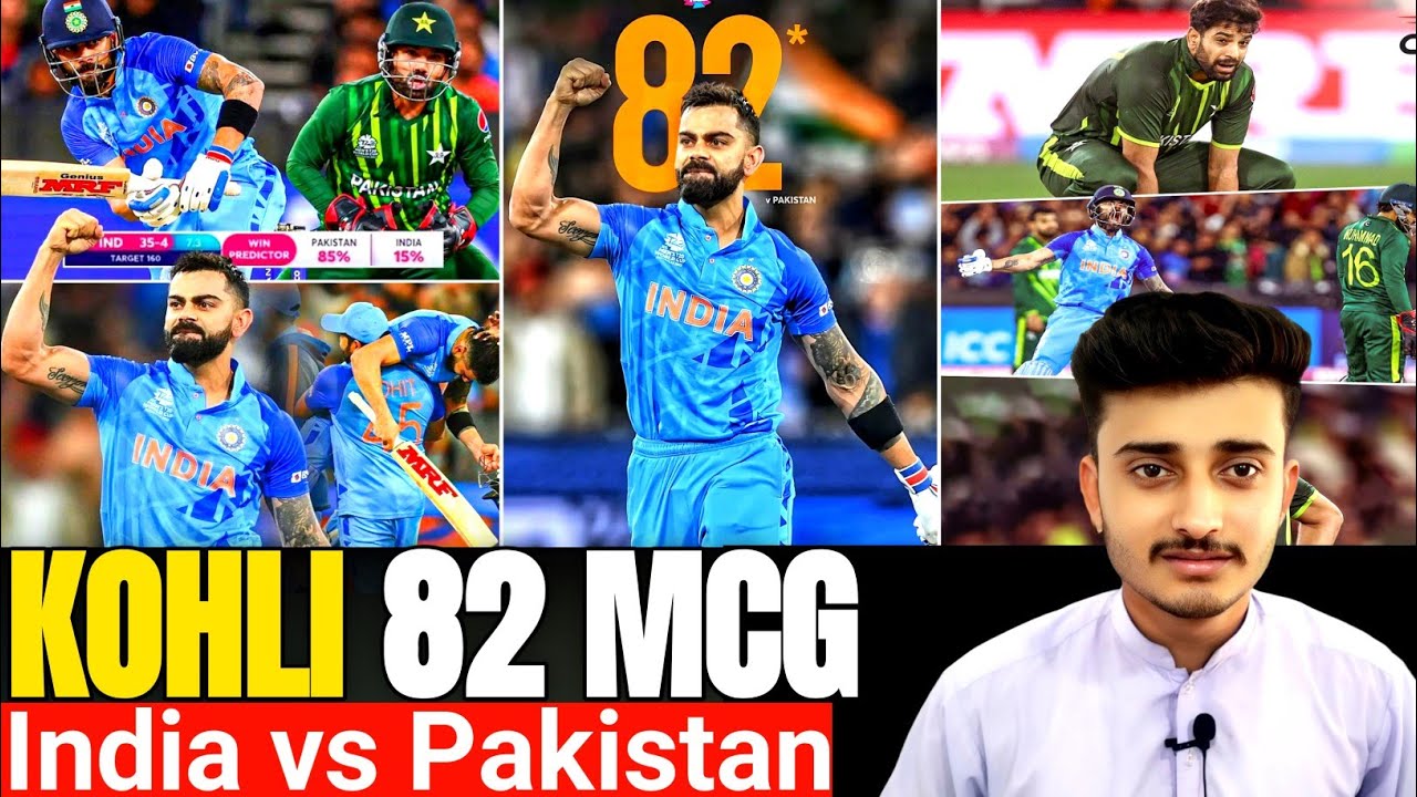Virat Kohli 82 vs Pakistan | T20 World Cup 2022 | Melbourne 🇮🇳🇵🇰 ...