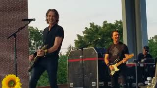 Rick Springfield Indiana State Fair August 2018 front row. . He messes up at the end... super cute!