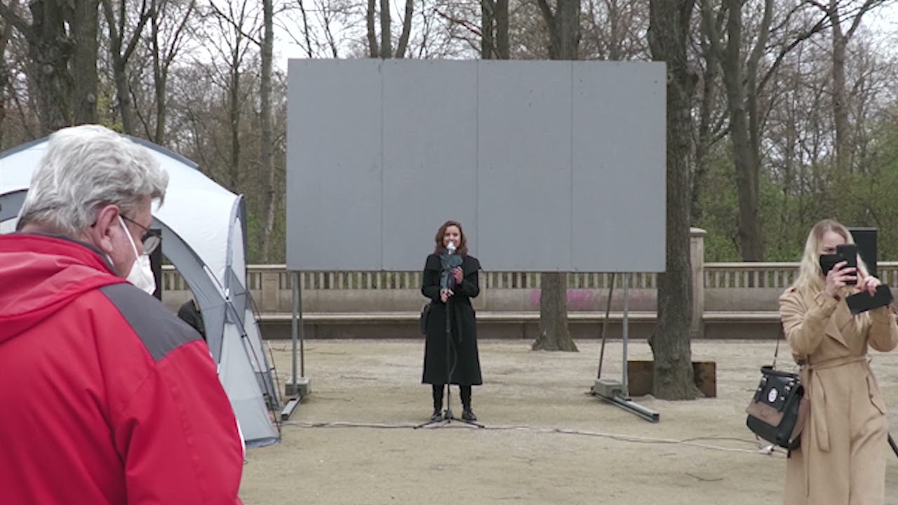 Schauspielerin und Aktivistin Sarah Maria Sander, // Актриса и активистка Сара Мария Сандер