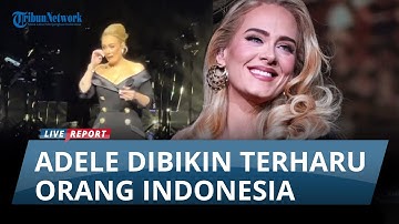 ADELE BERLINANG AIR MATA Tahu Ada Fans dari Indonesia di Konser Las Vegas