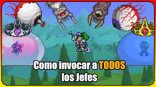 Como invocar a TODOS los Jefes de Terraria | Terraria 1.4.4+