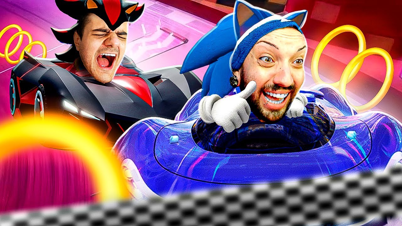 É ÓBVIO QUE SERÍAMOS HUMILHADOS PELO GABS NESSE JOGO... - Sonic Racing CrossWorlds
