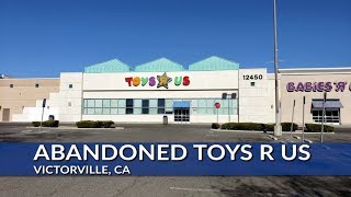 Revisiting the now abandoned toys r us / babies location in
victorville, ca, about 3 months after store closed. here is my video
of its...