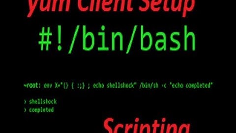 shell Scripting Tutorial Yum Client Setup In Linux Redhat Centos7 Bangla