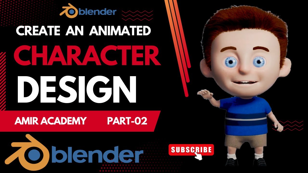 how to design a character in the blender for beginners part02 ।। Amir