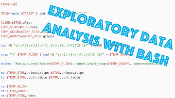 Exploratory data analysis in bash: Using cut, sort, and uniq to count things in messy files (CC023)