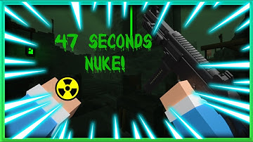 MY SECOND FASTEST NUKE IN KRUNKER.IO 47 SECONDS!!!