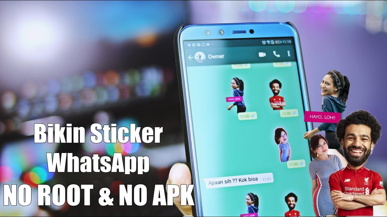 Membuat Sticker Whatsapp Sendiri Dengan Aman Di Android Youtube