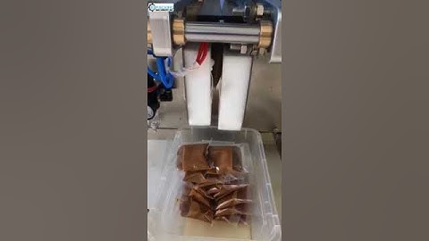 Automatic chocolate jam high viscosity peanut butter bag vertical filling sealing packing machine wi