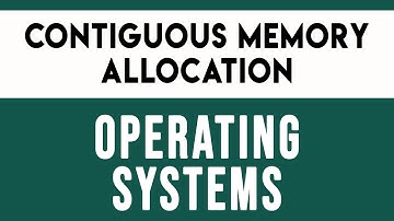 Contiguous Memory Allocation | Operating Systems | IP University CSE B. Tech Engineering OS complete