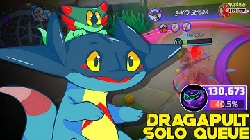 21 KILLS !!! DRAGAPULT TRY TO RANK PUSH IN SOLO QUEUE BUT... 😢 | POKEMON UNITE