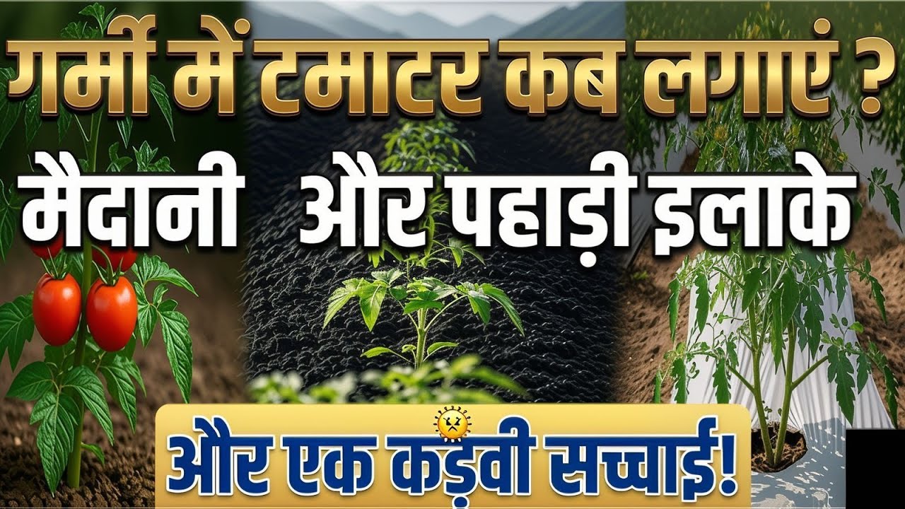 गर्मी में टमाटर लगाने का सही समय | मैदानी और हिमाचल के क्षेत्र | Garmi me tamater kab lagaye