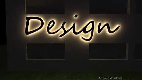 Making Backlit Logo in Dialux Evo