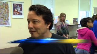Pop Artist Michael Albert visits SJSD!