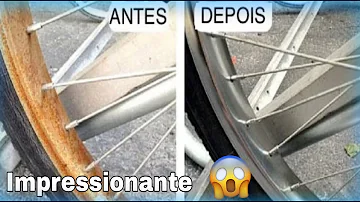 O que é bom para tirar ferrugem de corrente de bicicleta?