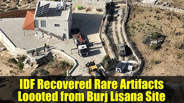 IDF Recovered Rare Artifacts Loooted from Burj Lisana Site | Archaeology, Heritage & Looting Fallout