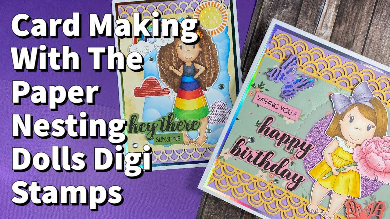 Making To Cards With The Paper Nesting Dolls // FREE To Download From ...
