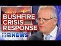 Australia fires pm scott morrison responds to bushfire crisis  nine news australia