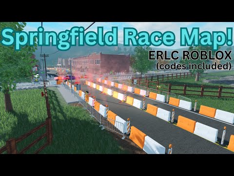 FREE Springfield Race Map [With Layout Codes] Using the MAP EDITOR | ER:LC ROBLOX