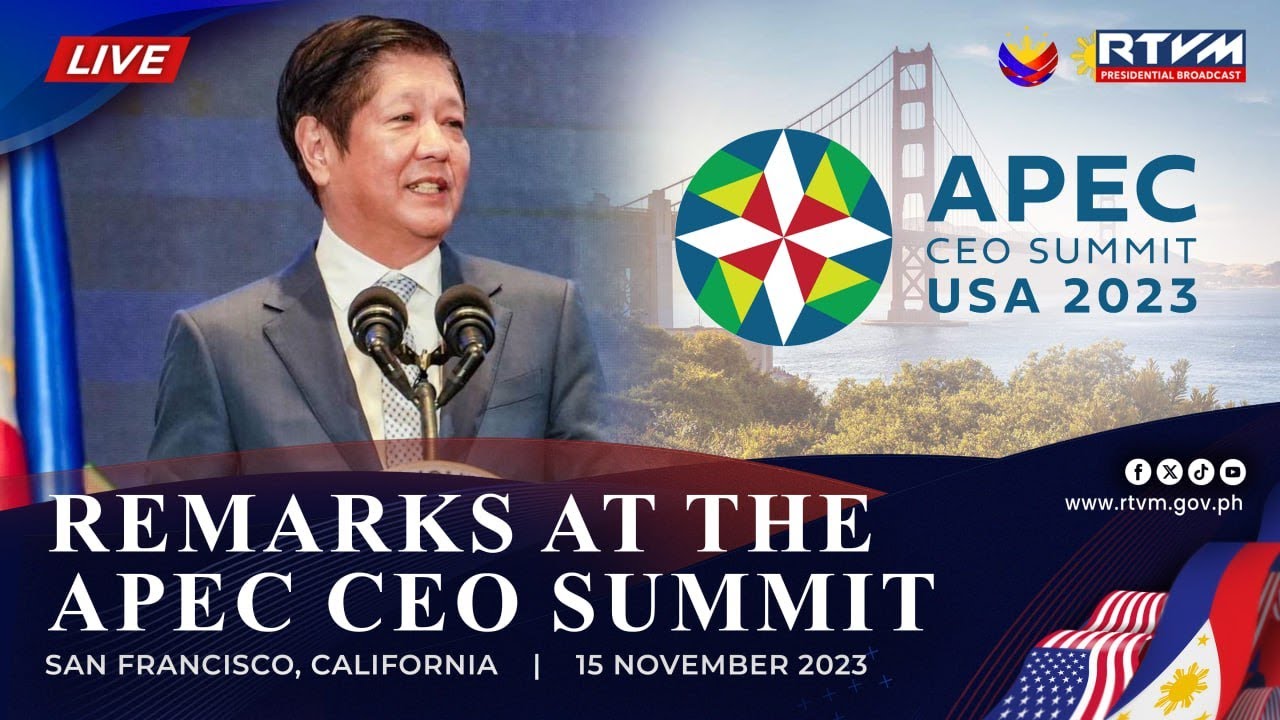 Remarks at the APEC CEO Summit 11/15/2023