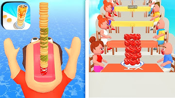 Pancake Run - All Levels Gameplay Walkthrough  iOS,Android Level 31F33LD