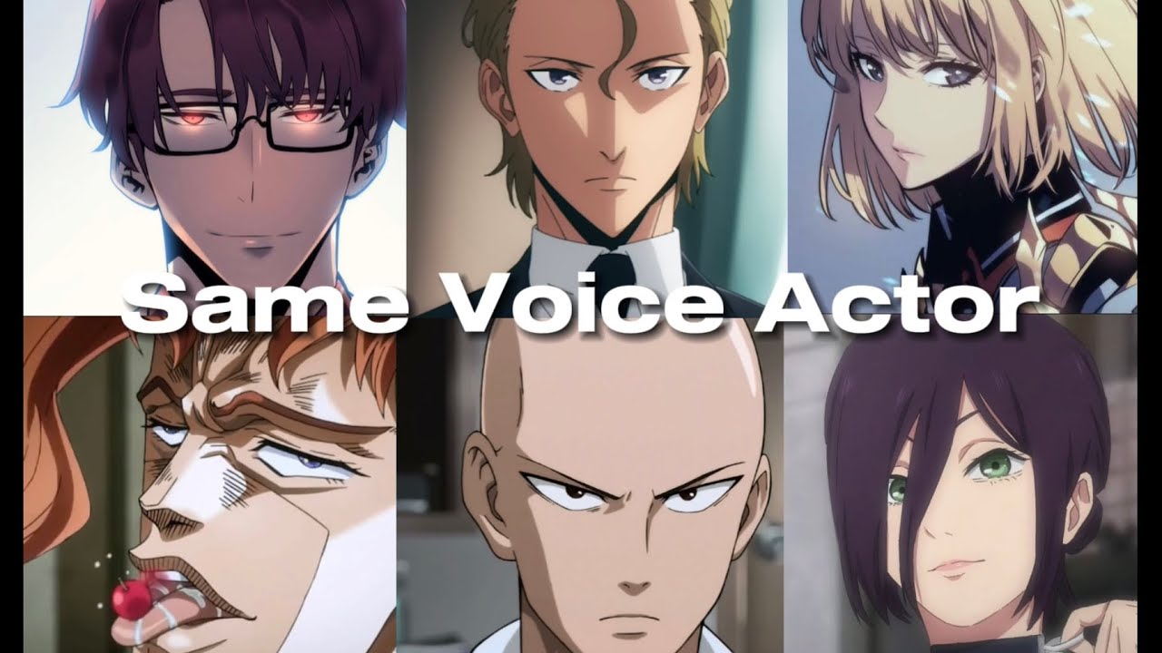 Solo Leveling Same Voice Actor YouTube Solo Leveling Same Voice Actor YouTube