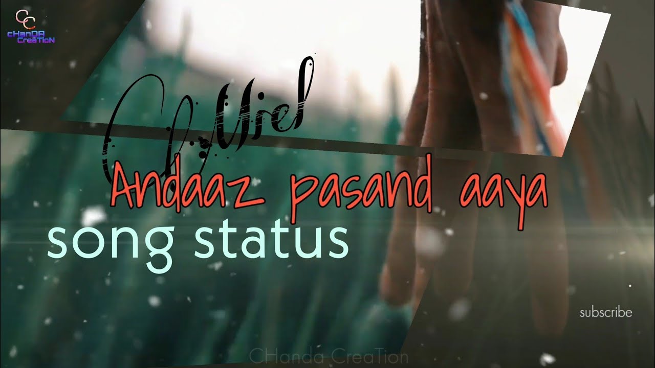 Andaaz Miel Mahira Sharma Song Whatsapp Status Andaaz Pasand