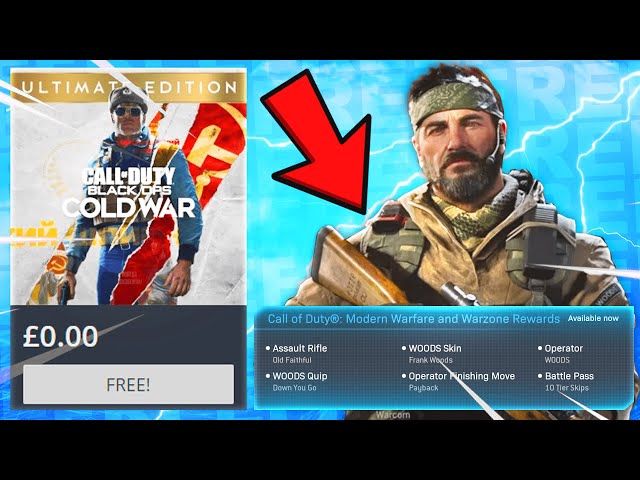 HOW TO CLAIM THE FREE WOODS OPERATOR WITH  PRIME IN WARZONE AND COLD  WAR 