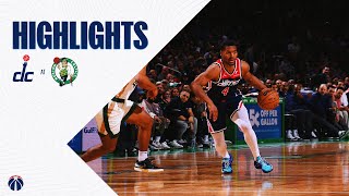 Highlights: Washington Wizards at Boston Celtics | 04\/14\/24