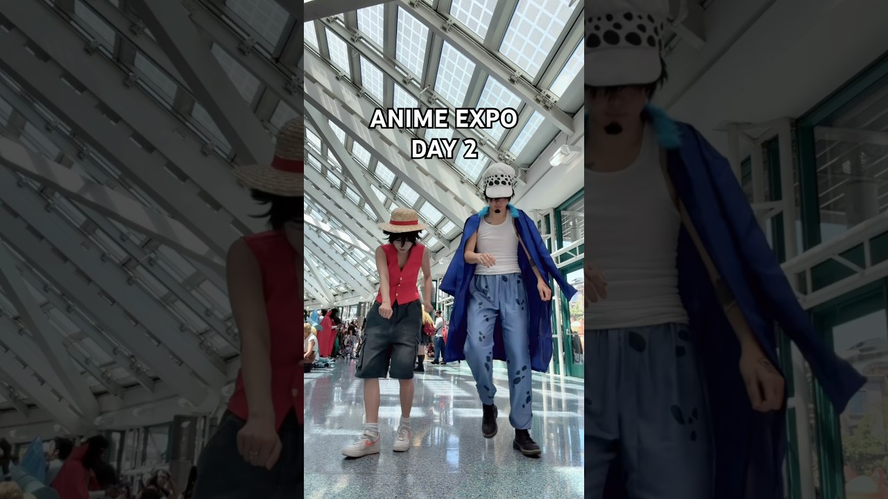 Anime Expo Day Two! #onepiece #cosplay #animeexpo #trafalgarlaw #luffy #dance