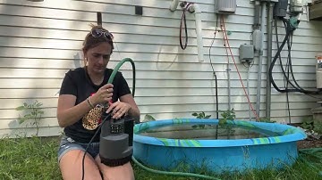 Customer Review Video for FLUENTPOWER 1/2HP Sump Pump 2500GPH Submersible Utility Pump