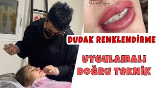 Doğru Dudak Renklendi̇rme Nasil Olmalidir - Detaylı Anlatım Ile Uygulama 