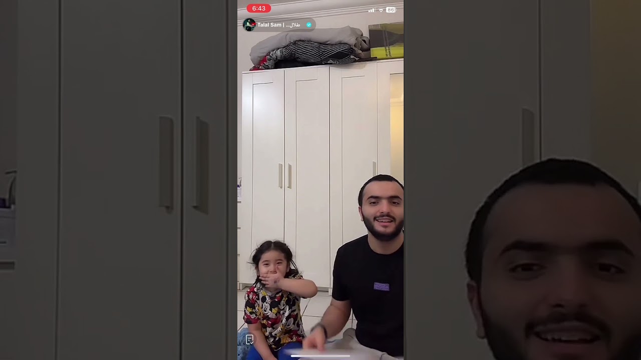 بث الاستاذ طلال سام ذو الرأس الجميل مع اخته دلوله 🤏🏼🧡 354