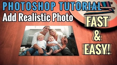 Beginner Photoshop Tutorial - How to Make Photo Realistic & 3D Perspective
