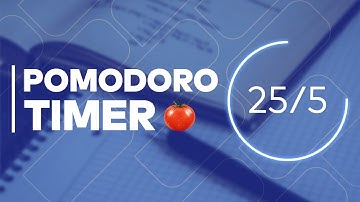 🍎 Seja EFICIENTE nas suas tarefas com POMODORO | Pomodoro Timer GRATUITO