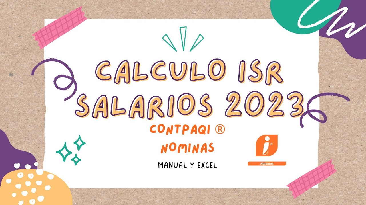 ¿Cómo calcular el ISR en 2023?. APPS CAMELOT👐 Descubra a emoção das