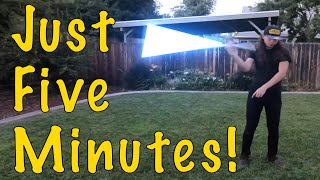 How to do the Obi-Ani lightsaber spin in JUST 5 MINUTES! (senseless spin tutorial)