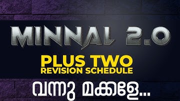 Plus Two Complete Revision Schedule  Minnal 2.0 🔥🔥🔥  | Target Learning App