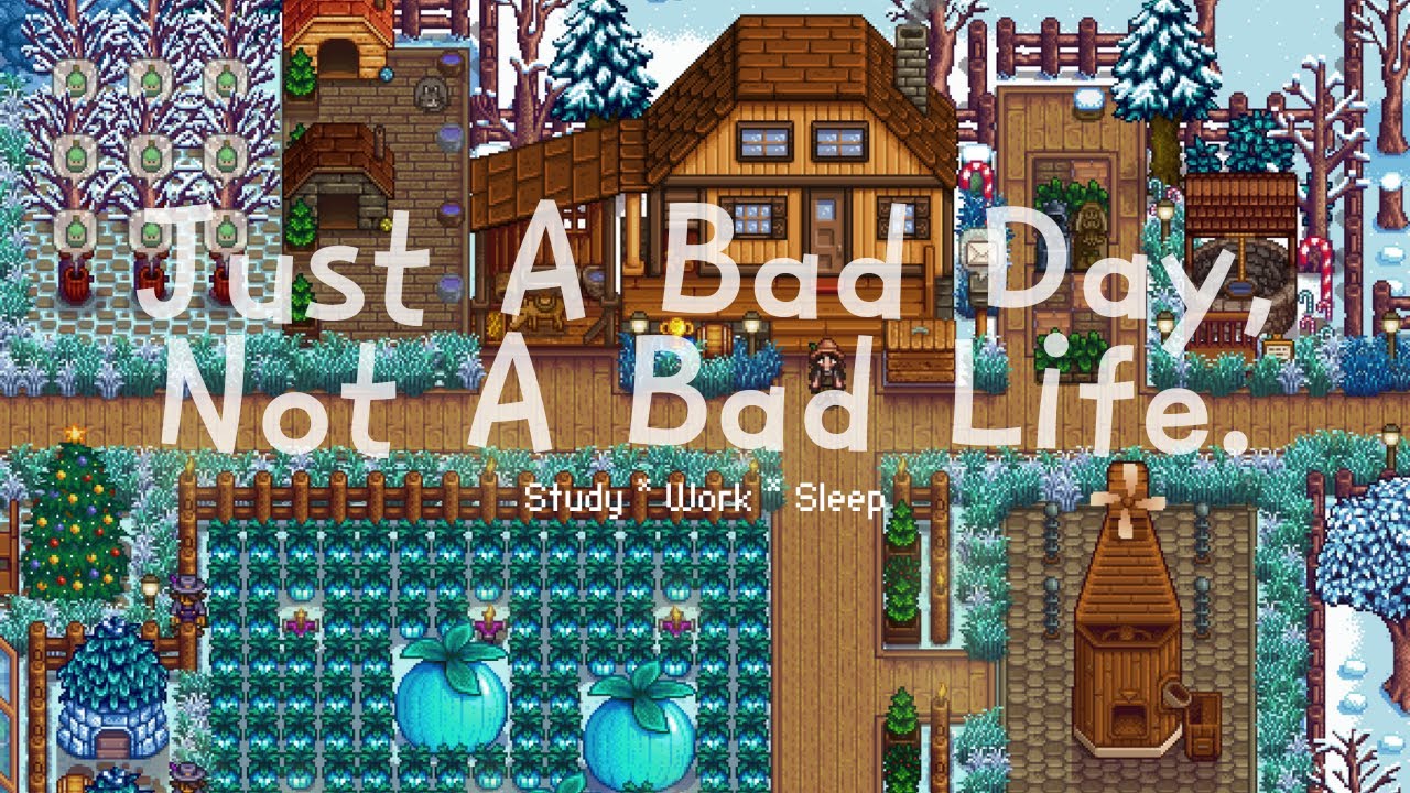 Peaceful space for a bad day... - Stardew Valley Relaxing Nintendo Music Winter Season To Relax